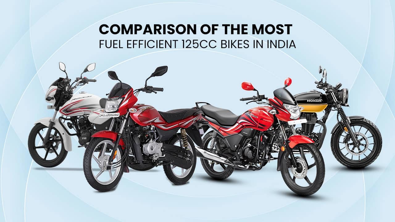 A Comparison Of The Most Fuel Efficient 125cc Bikes In India