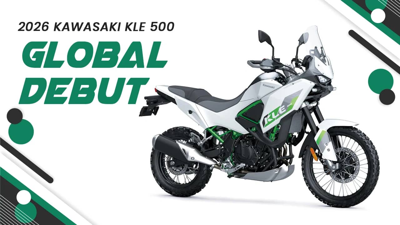2026 Kawasaki KLE 500 Global Debut: Mid-Size ADV with 451cc Twin