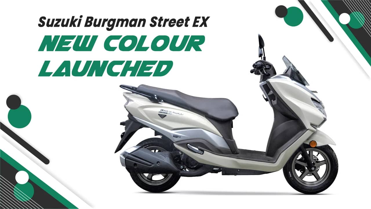 Suzuki Burgman Street EX Gets New Colour Option Update