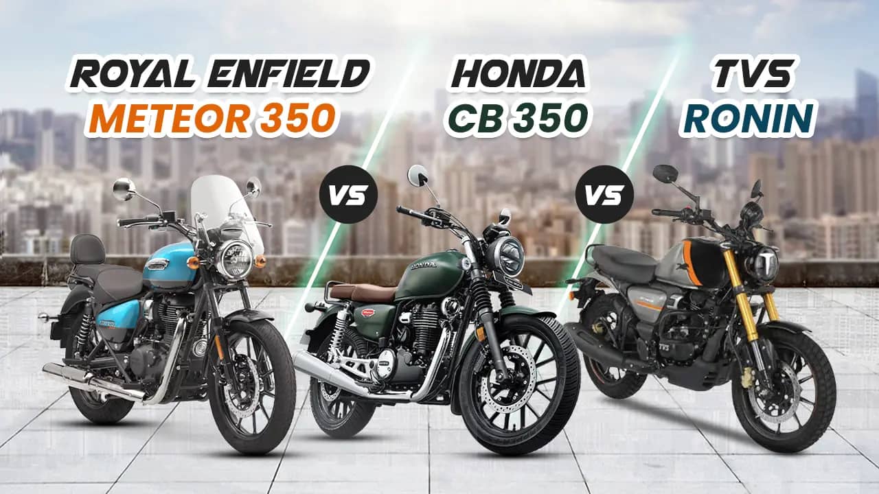 Royal Enfield Meteor 350 vs Honda CB 350 vs TVS Ronin: Which One Wins in 2026?