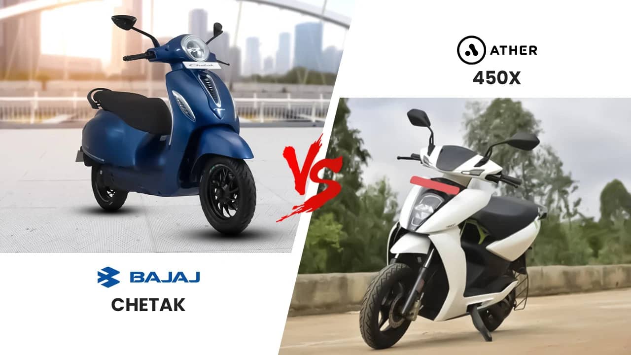 Bajaj Chetak vs Ather 450X: Which Electric Scooter Has Better Real-World Range in India?