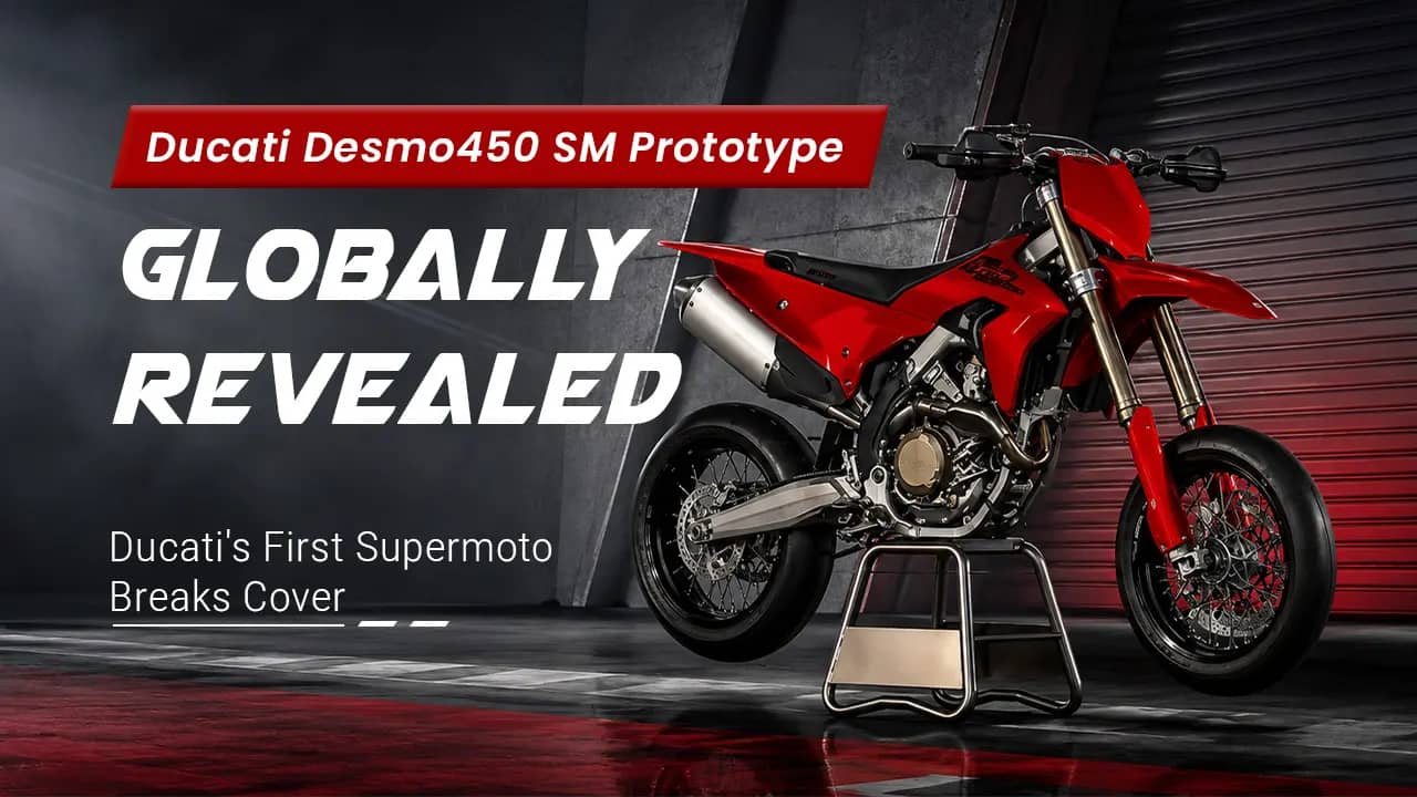 Ducati Desmo450 SM Prototype Globally Revealed: Ducati's First Supermoto Breaks Cover