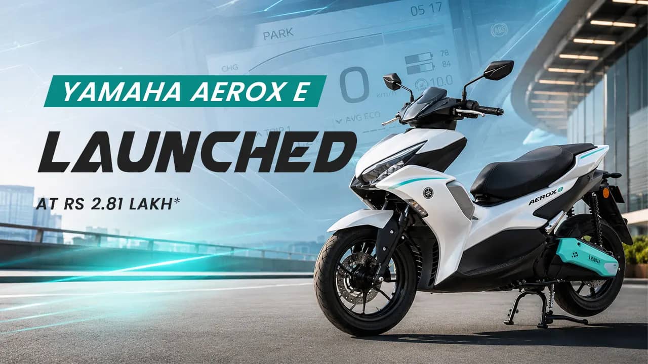 Yamaha Aerox E Launched at Rs 2.81 Lakh: Does It Beat the Ather 450 Apex?