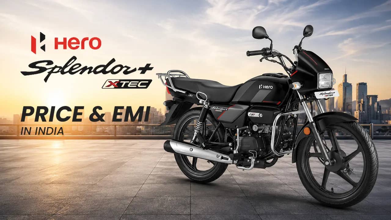Hero Splendor Plus XTEC Price & EMI in India: ₹81,283, Full Finance Breakdown