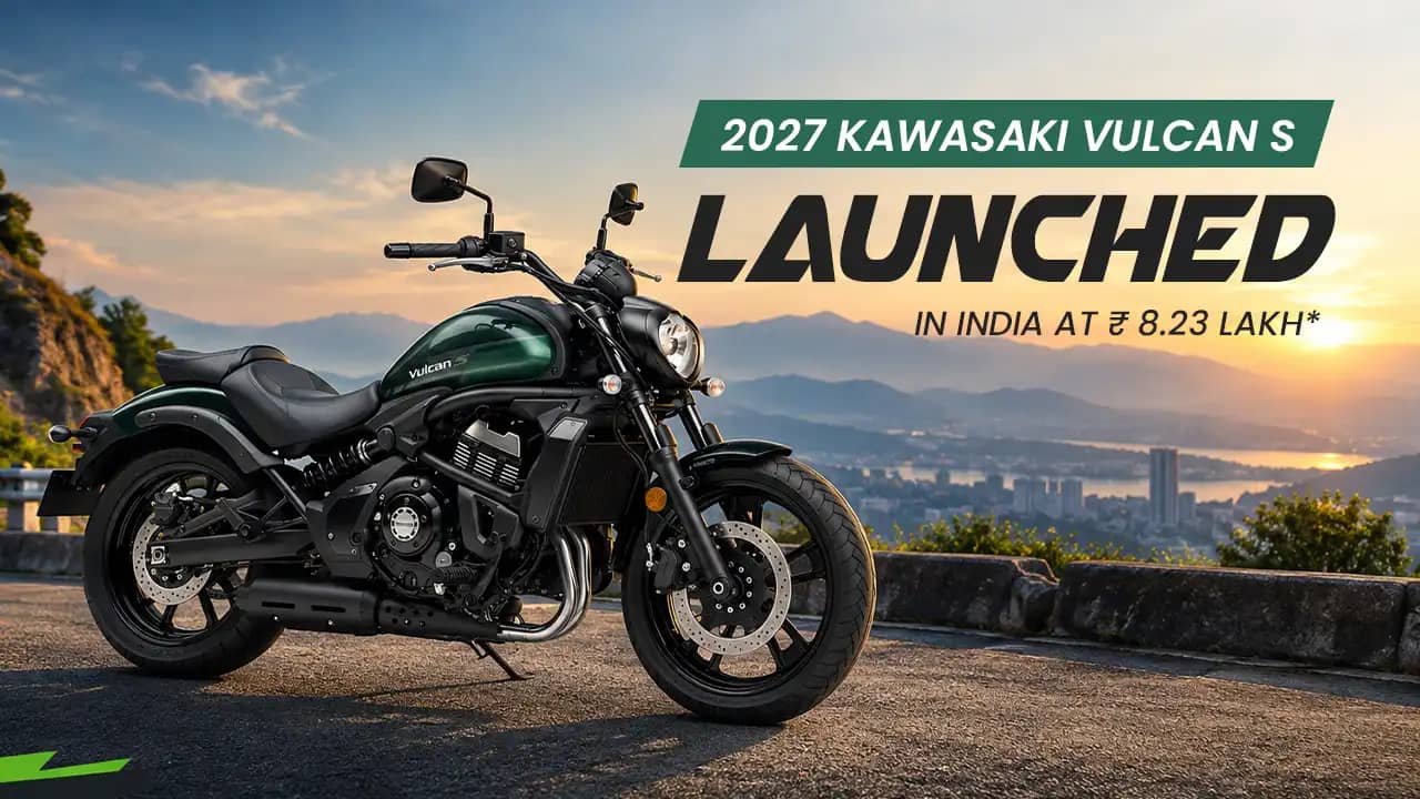 2027 Kawasaki Vulcan S Launched in India at Rs 8.23 Lakh — Price, EMI & What Changed