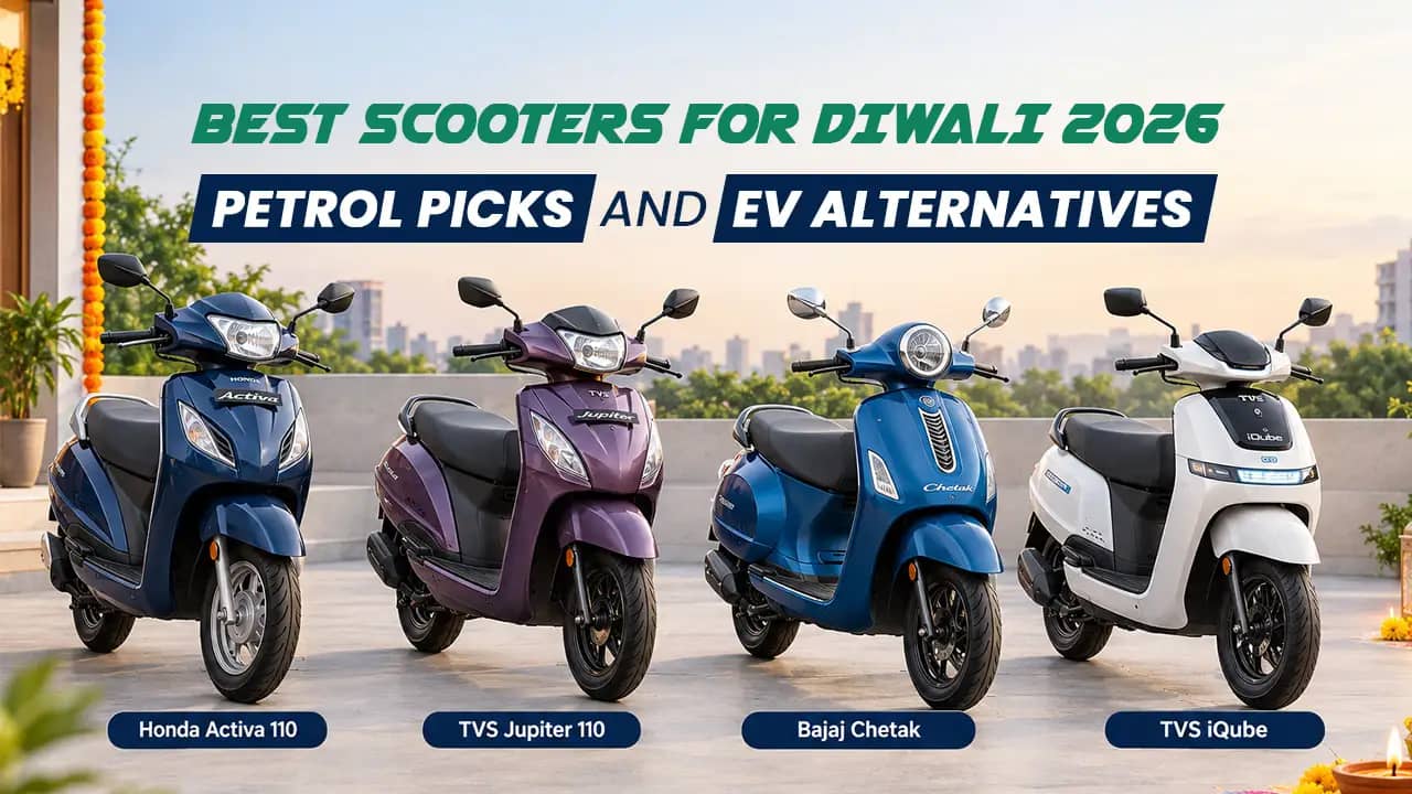 Best Scooters for Diwali 2026: Petrol Picks and EV Alternatives in India