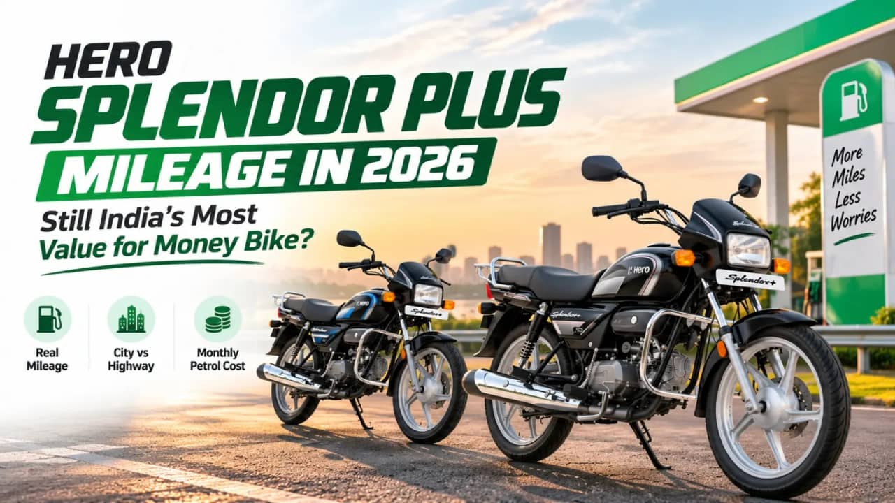 Hero Splendor Plus Mileage in 2026: Is It Still One of India's Most Economical  