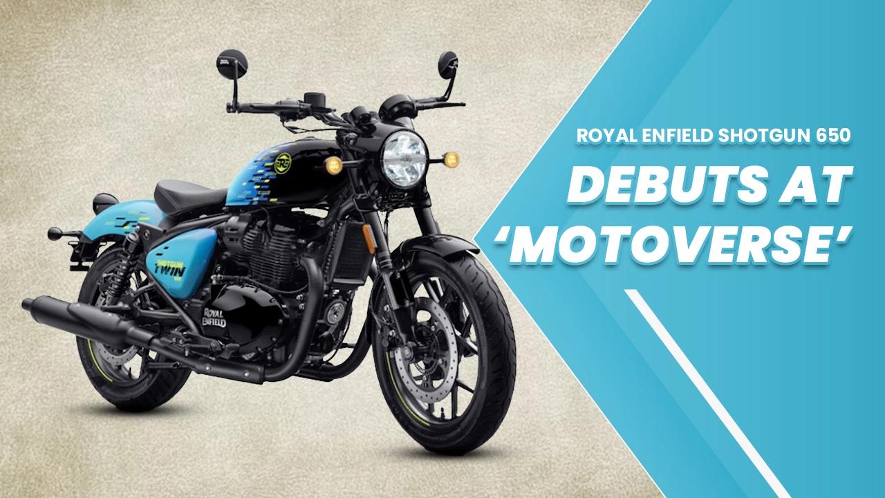 Royal Enfield Shotgun 650 Debuts At ‘Motoverse’, Goes On Sale With 25 Limited-Edition Units