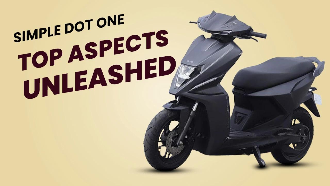 Charge Up the Future: 9 Electrifying Highlights of the Simple Dot One Electric Scooter