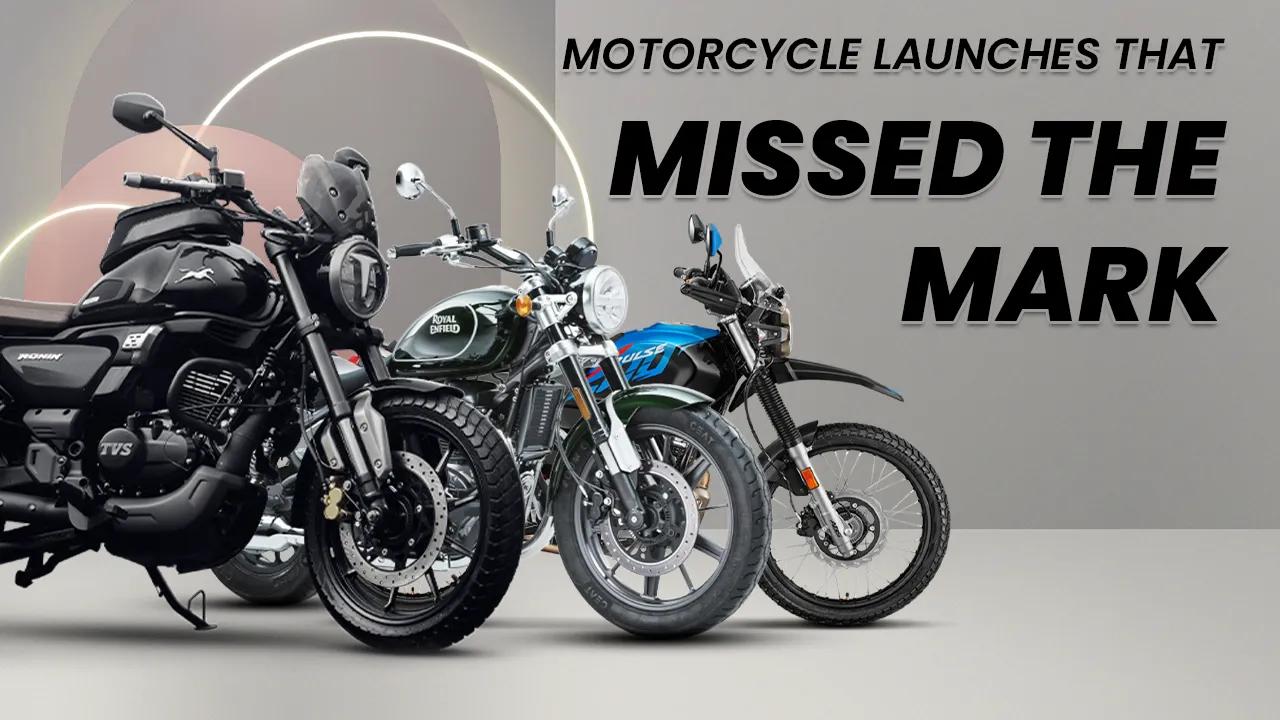 No Thrill of the Ride: Motorcycle Launches That Missed the Mark in 2023 