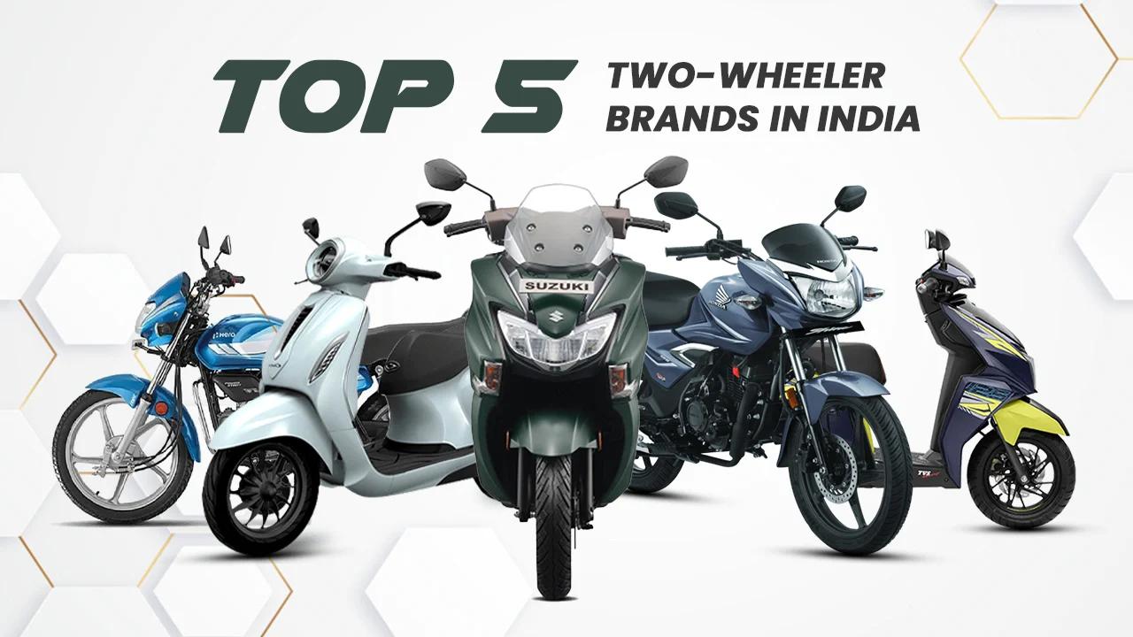 Top 5 Best-Selling Two-Wheeler Brands in India – April 2025 Sales Report