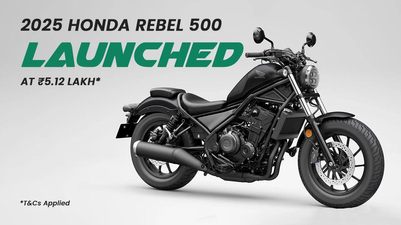 2025 Honda Rebel 500 Launched in India at ₹5.12 Lakh: Specs, Features & Bookings