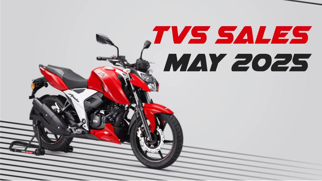 TVS Sales May 2025: 16% Growth in India Driven by iQube, Apache & Jupiter