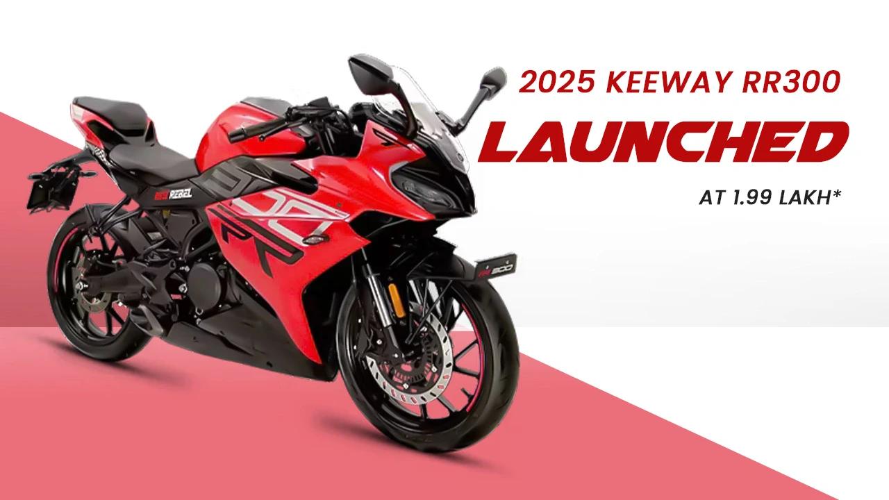 2025 Keeway RR300 Launched: Sportbike Under ₹2 Lakh
