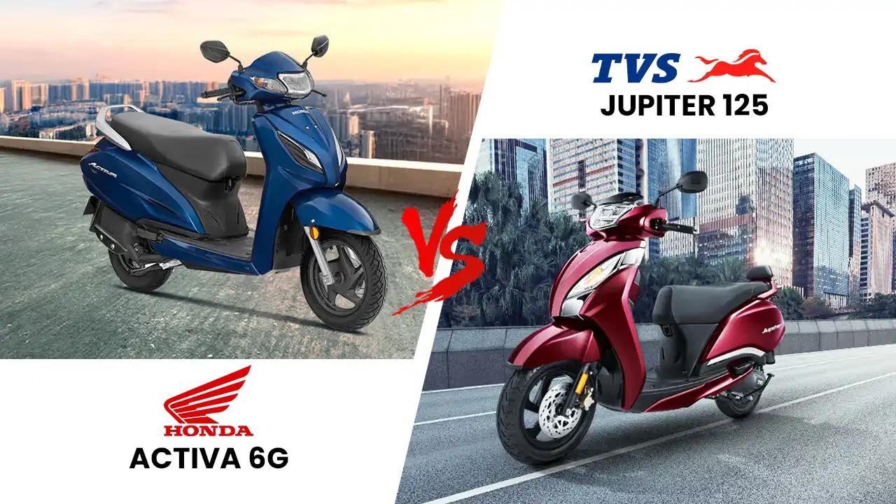 Honda Activa 6G vs TVS Jupiter 125: Best Scooter of 2025?