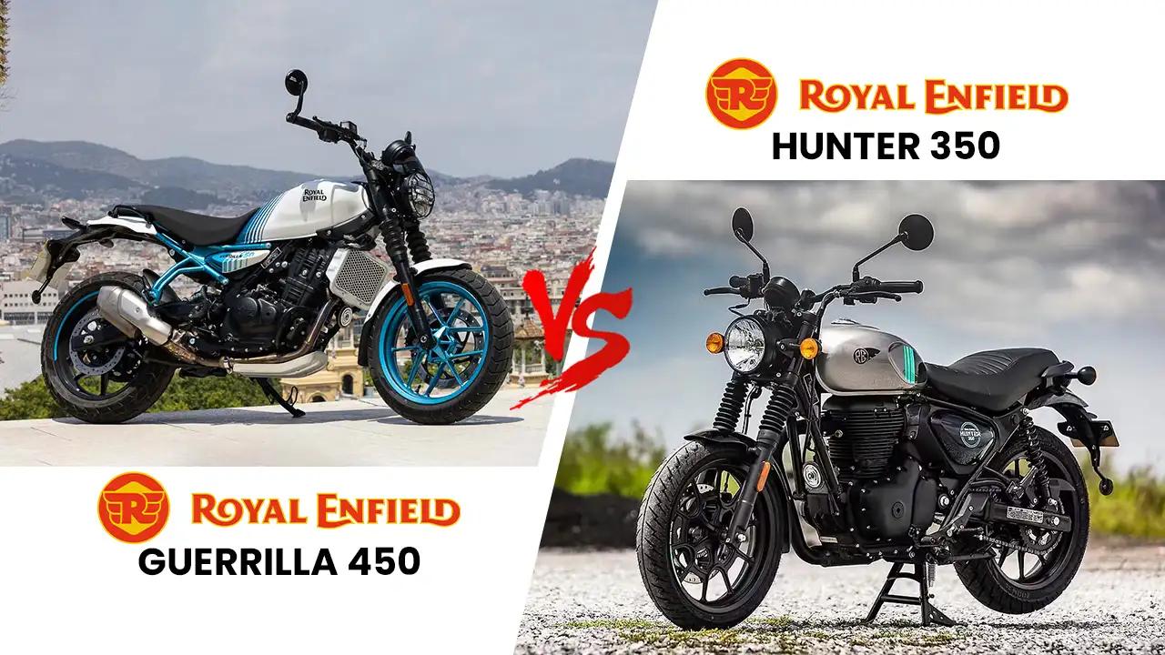 Royal Enfield Guerrilla 450 vs Hunter 350: Which One Fits You Best?