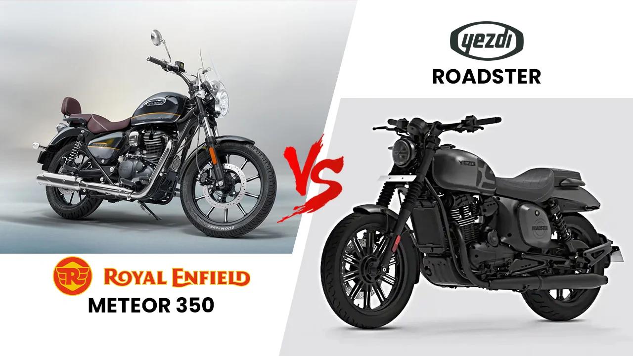 2025 Royal Enfield Meteor 350 vs 2025 Yezdi Roadster – Which Cruiser Leads?