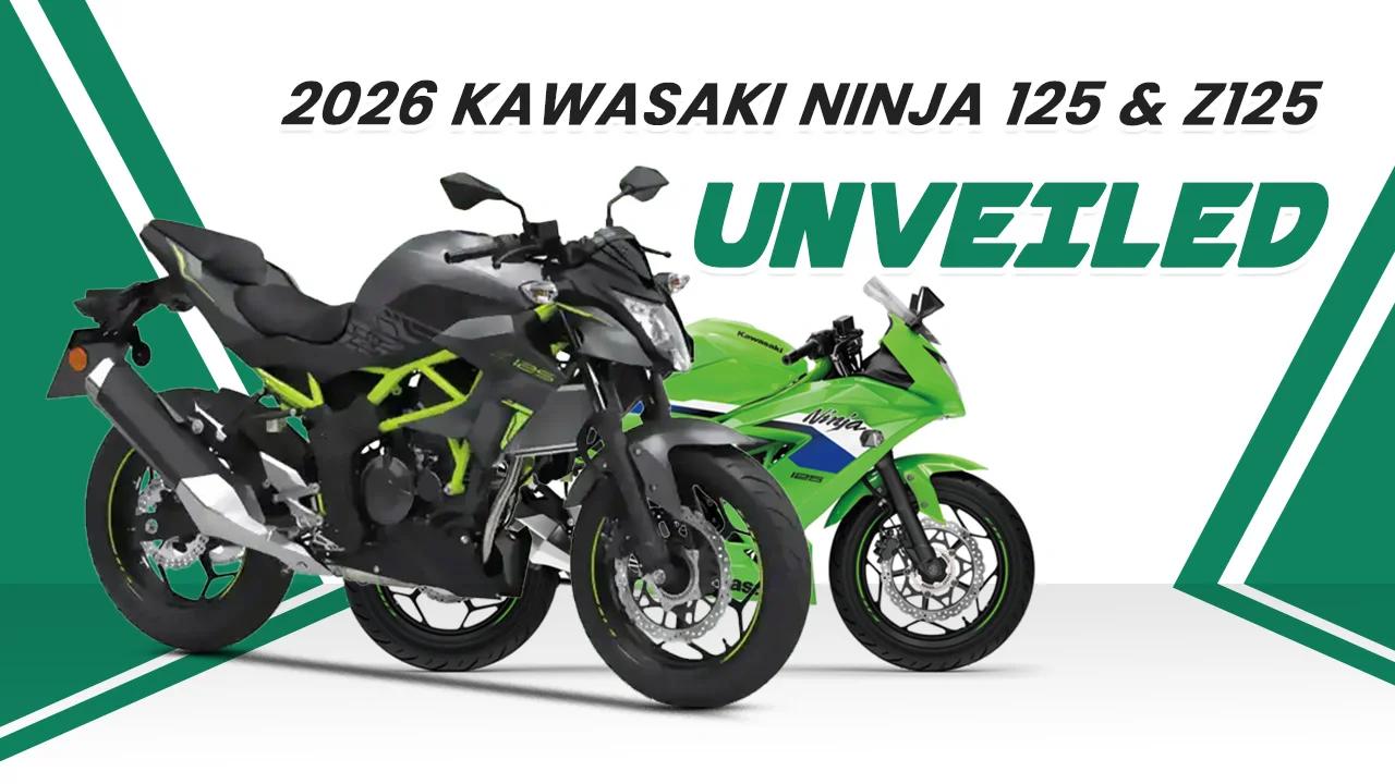 2026 Kawasaki Ninja 125 & Z125 Unveiled with Updates & Fresh Colours