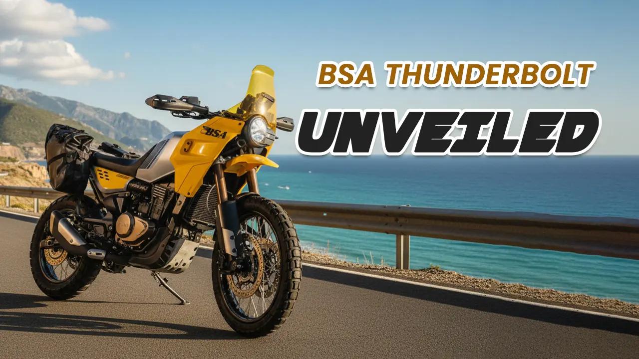BSA Thunderbolt Unveiled at EICMA 2025: Compact 334 cc ADV from BSA