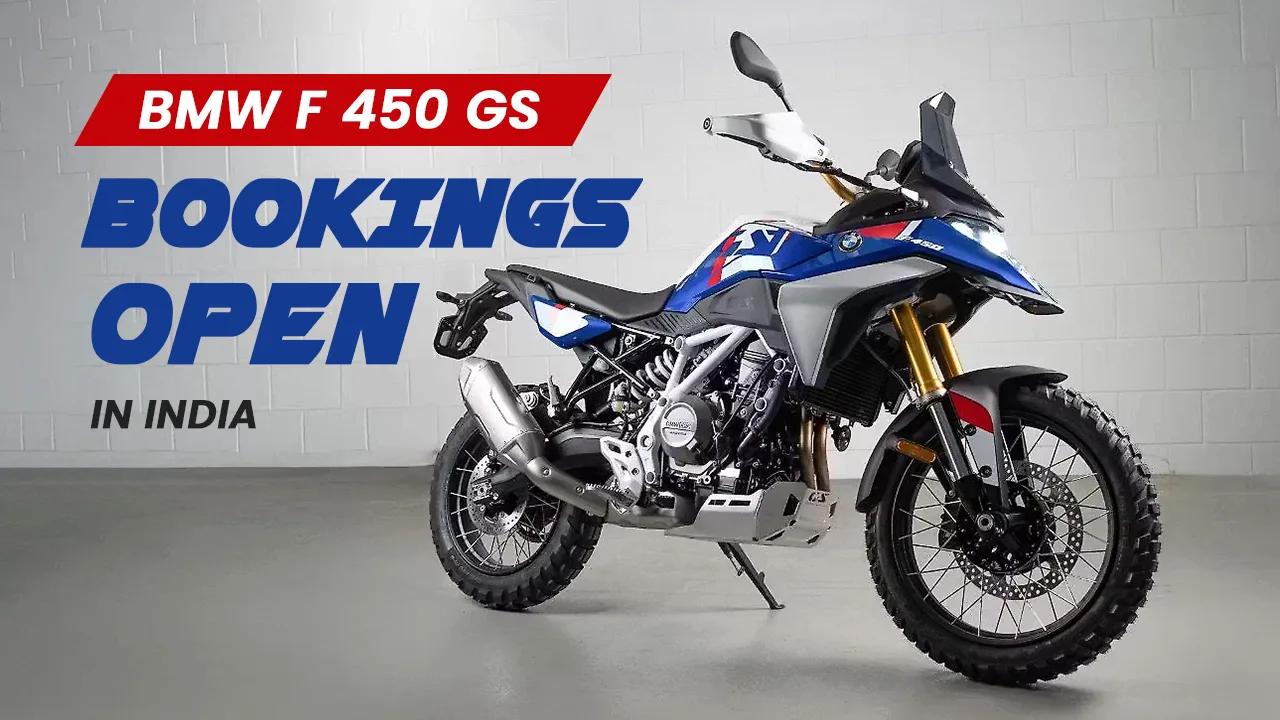 BMW F 450 GS Bookings Open in India — New Twin-Cylinder ADV