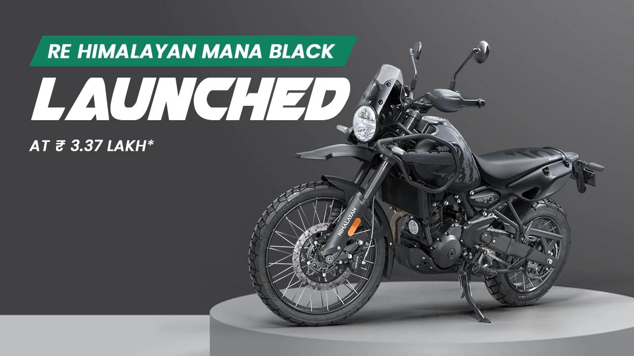 Royal Enfield Himalayan Mana Black Launched at ₹ 3.37 Lakh