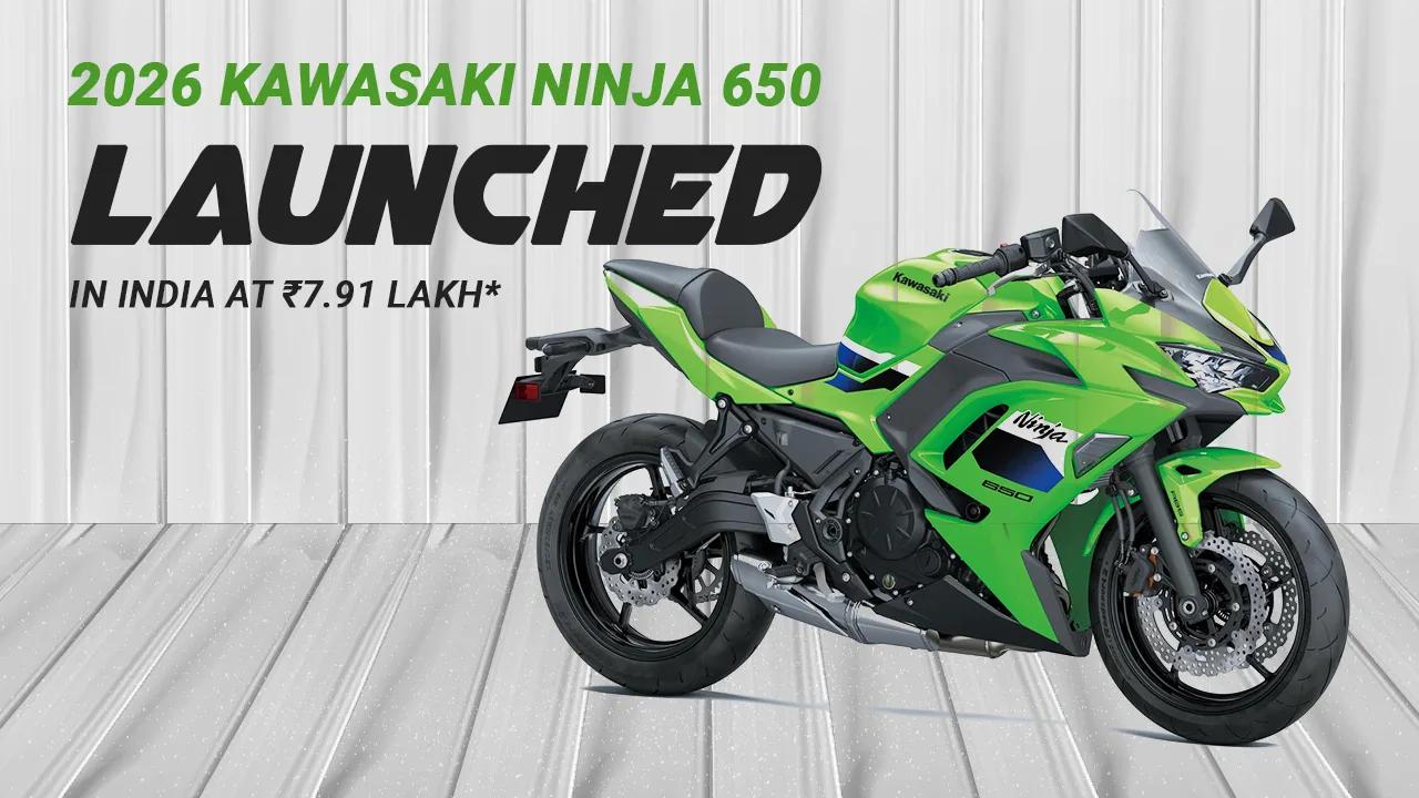 2026 Kawasaki Ninja 650 Launched in India at ₹7.91 Lakh