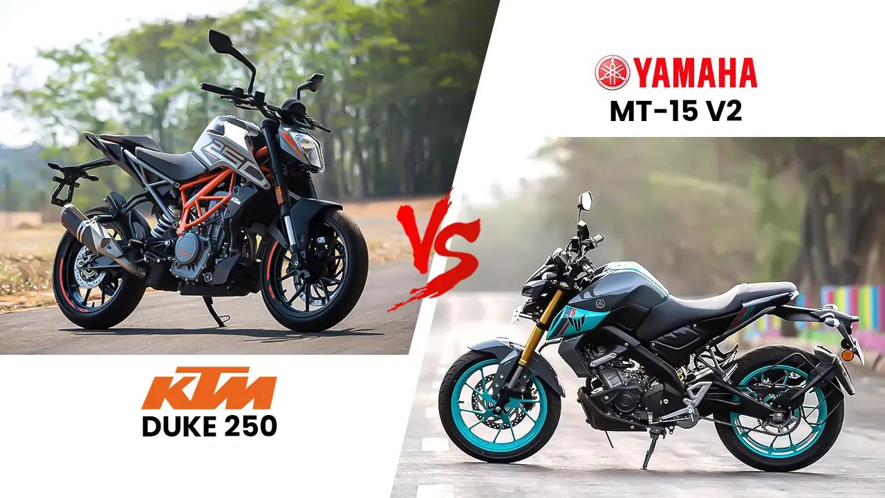 KTM Duke 250 vs Yamaha MT-15 V2: Street Fighter Champion?
