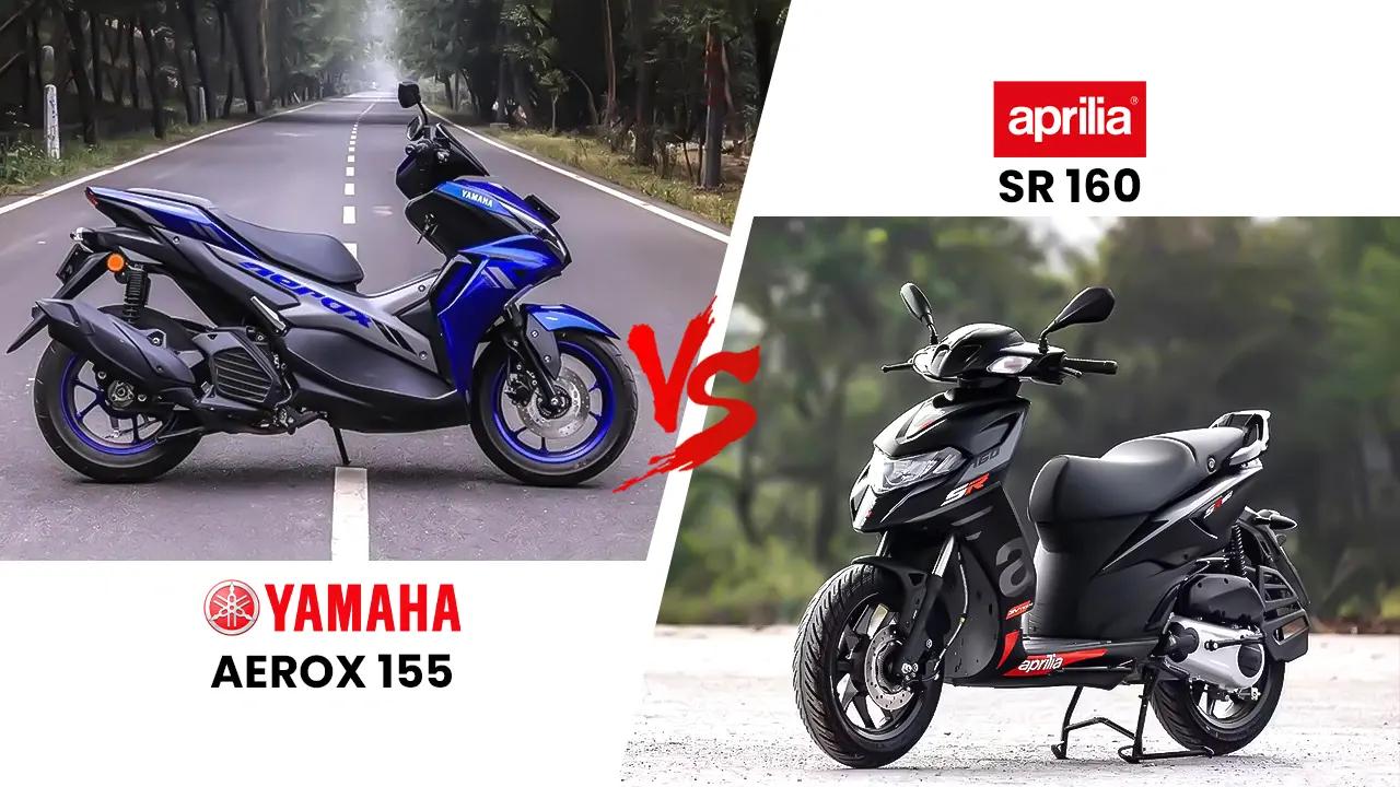 Yamaha Aerox 155 vs Aprilia SR 160: Best Performance Scooter?