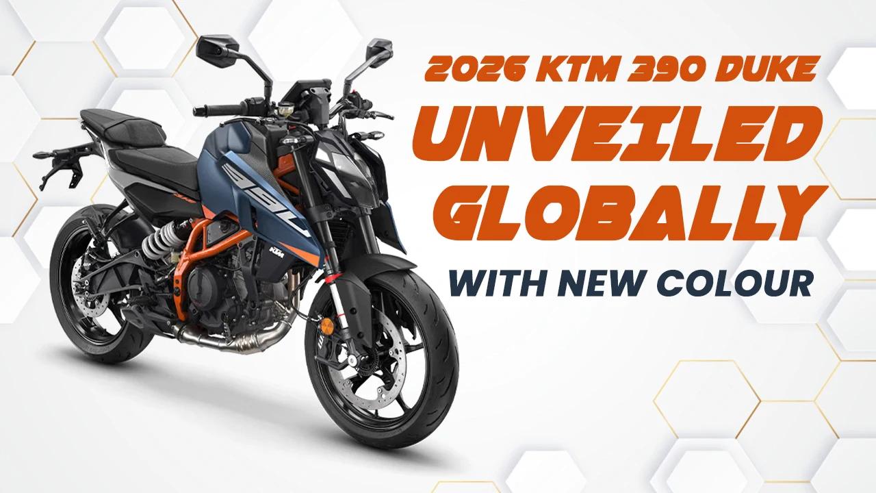 2026 KTM 390 Duke Unveiled Globally With New Colour
