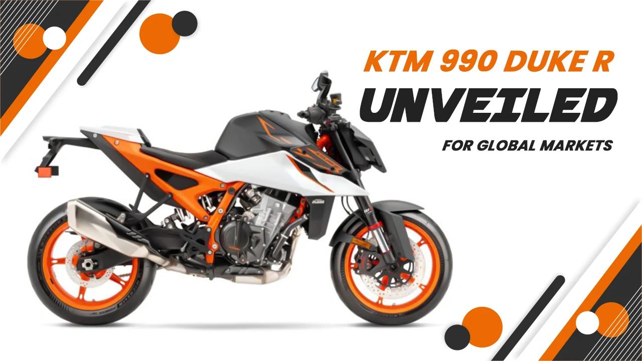 KTM 990 Duke R Unveiled for Global Markets with Power Upgrades