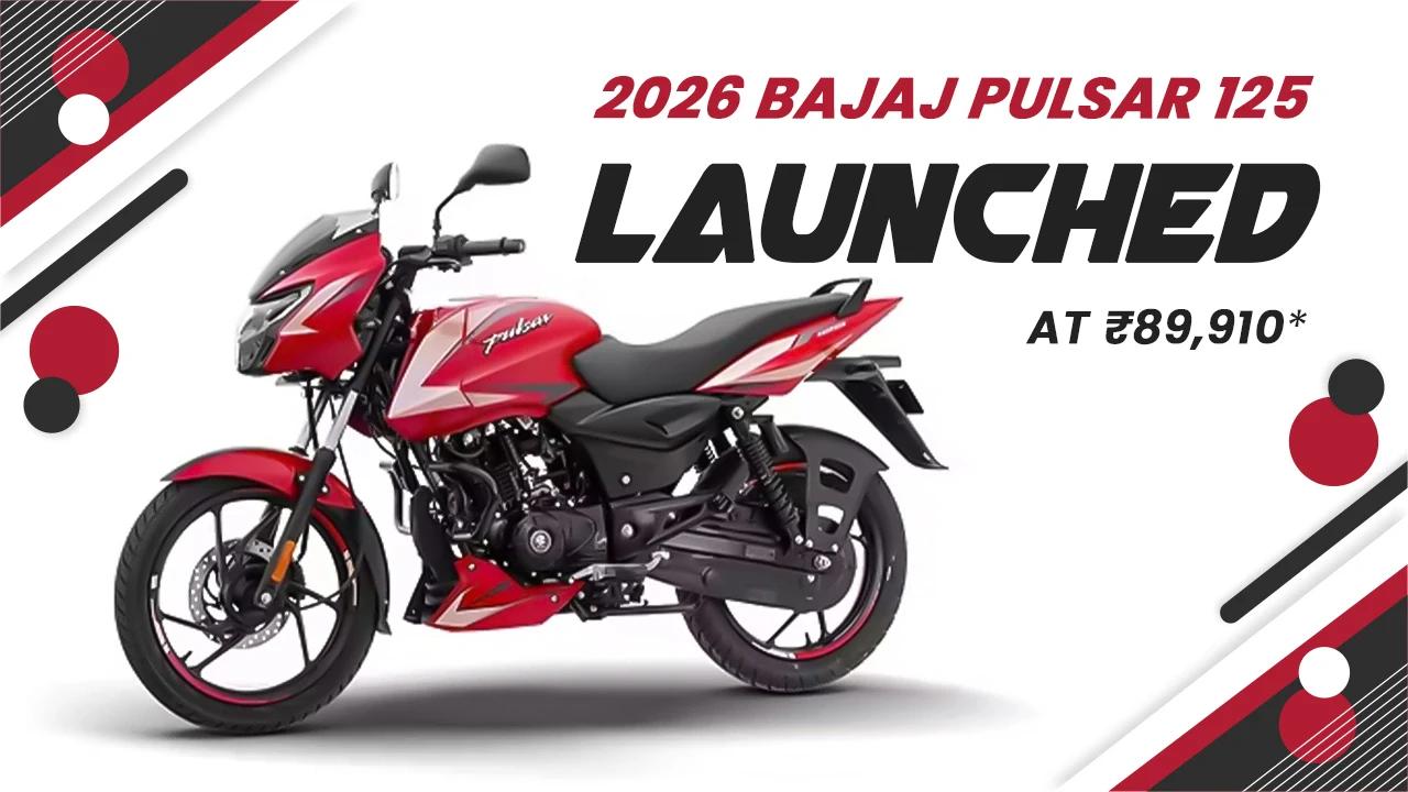 2026 Bajaj Pulsar 125 Launched at ₹89,910 With LED Upgrade
