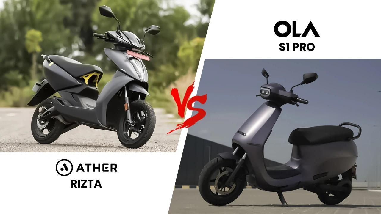 Ather Rizta vs Ola S1 Pro: In-Depth EV Scooter Comparison