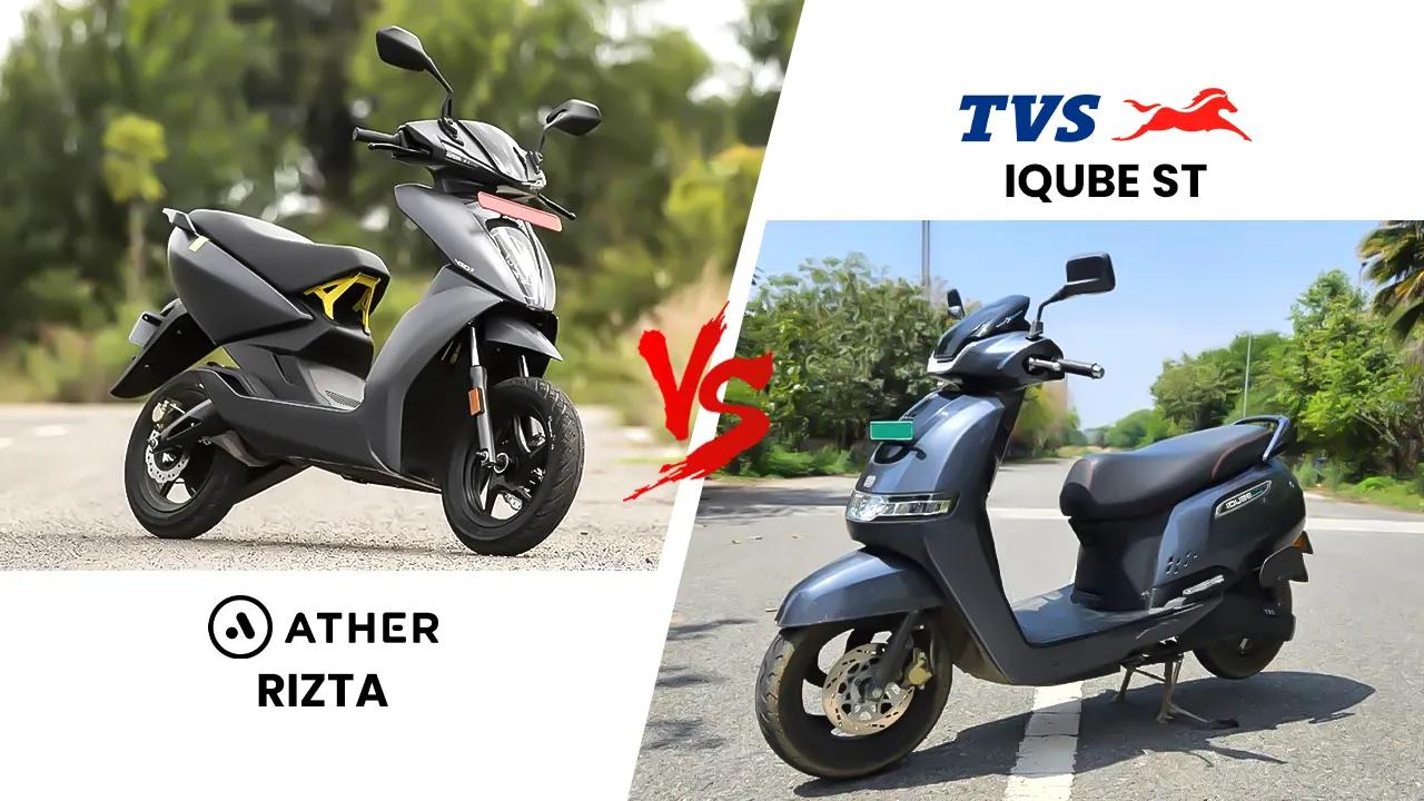 Ather Rizta vs TVS iQube ST: Best Family EV Scooter 2025?