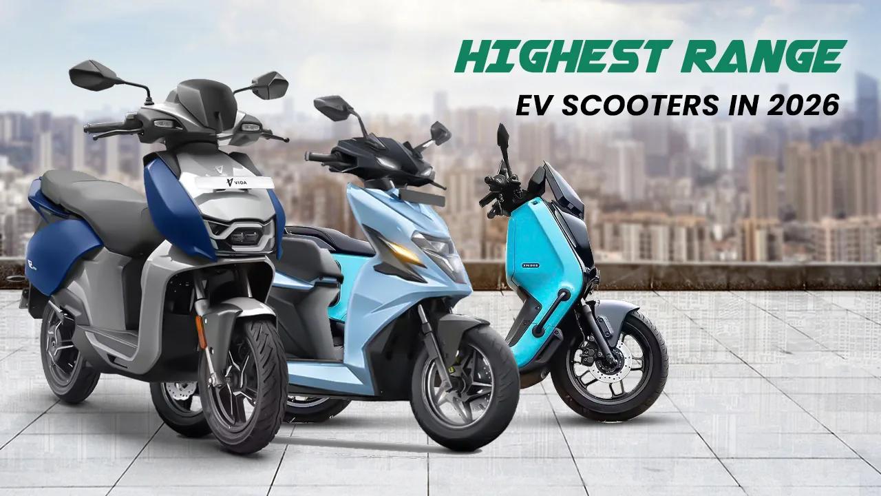 Highest Range EV Scooters in 2026: Longest Range Guide