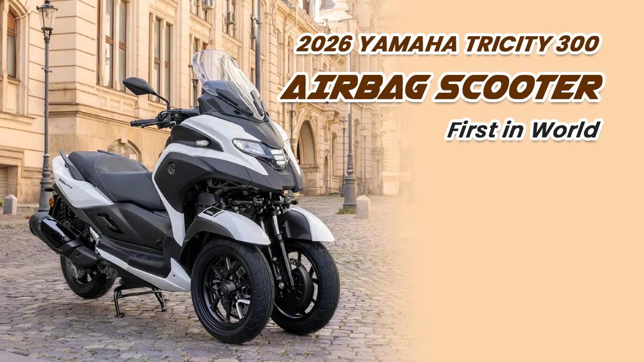 2026 Yamaha Tricity 300 Airbag Scooter Breaks New Ground