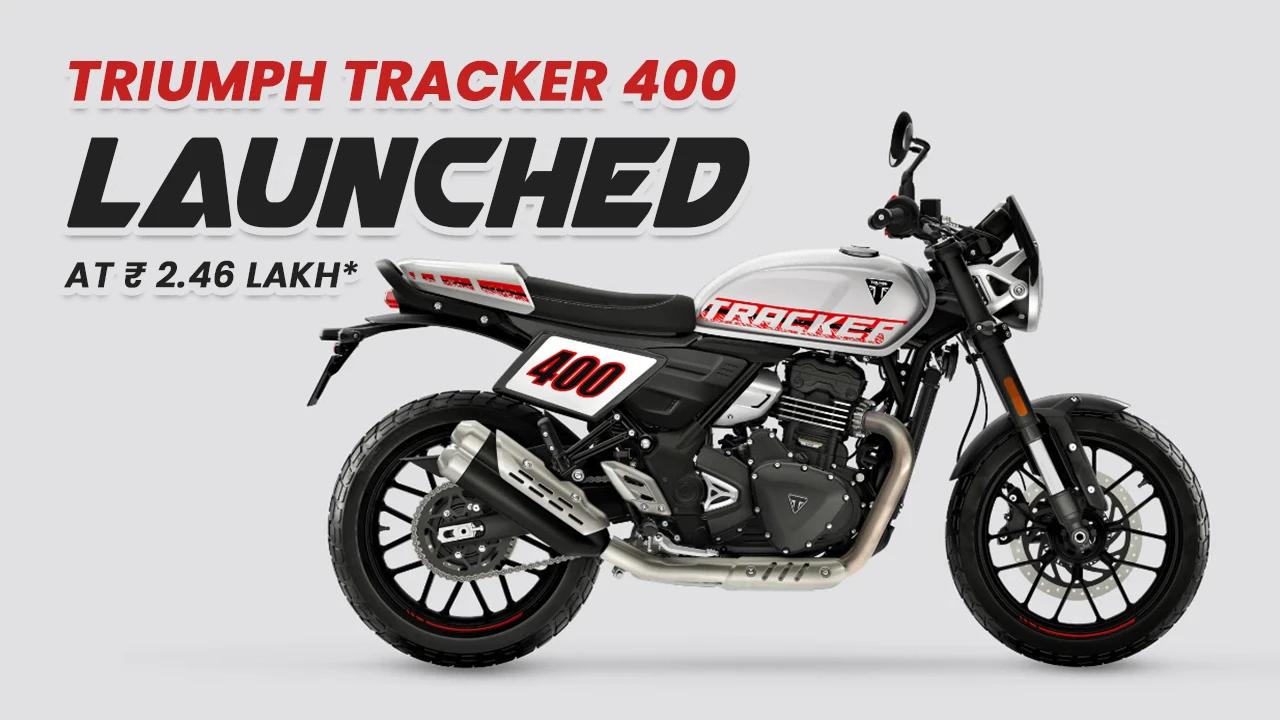 Triumph Tracker 400 Launched in India with a New 350cc Engine