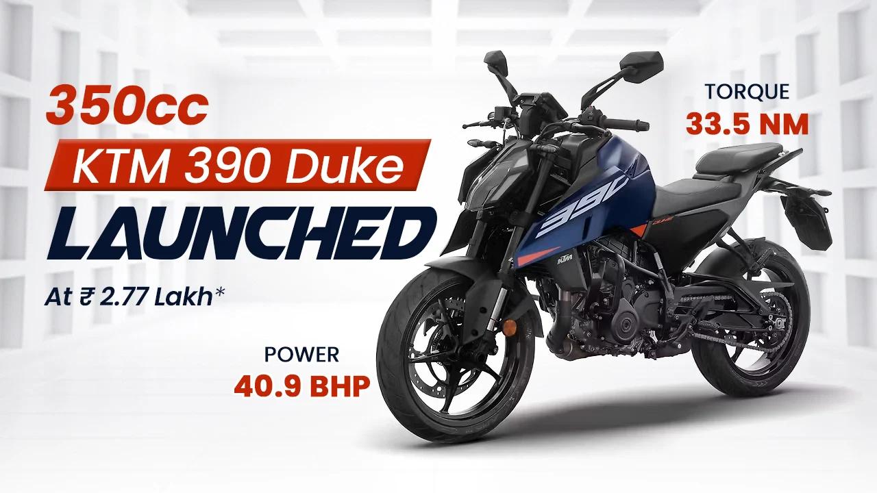 KTM 350 Duke Launched in India at Rs 2.77 Lakh