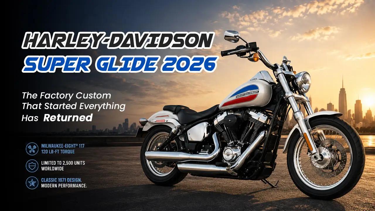 Harley-Davidson Super Glide 2026: The Factory Custom That Started Everything Has Returned