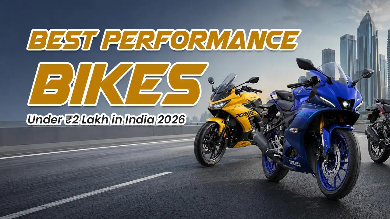 Best Performance Bikes Under ₹2 Lakh in India 2026