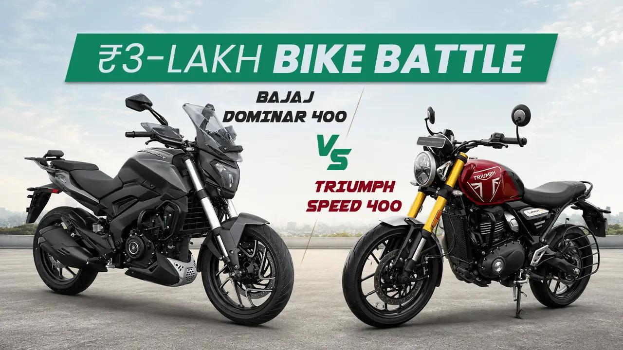 Dominar 400 vs Triumph Speed 400: Who Wins the New 350cc Showdown?