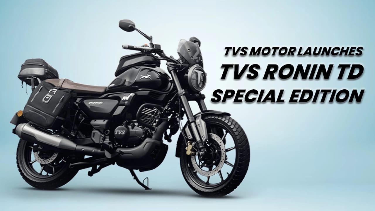 TVS Motor launches the TVS Ronin TD Special Edition in India TVS Motor launches the TVS Ronin TD Special Edition in India