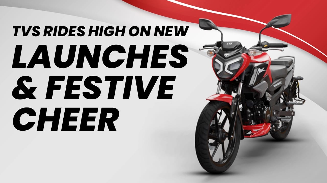 TVS Rides High on New Launches & Festive Cheer, October Sales Surge By 21% TVS Rides High on New Launches & Festive Cheer, October Sales Surge By 21%
