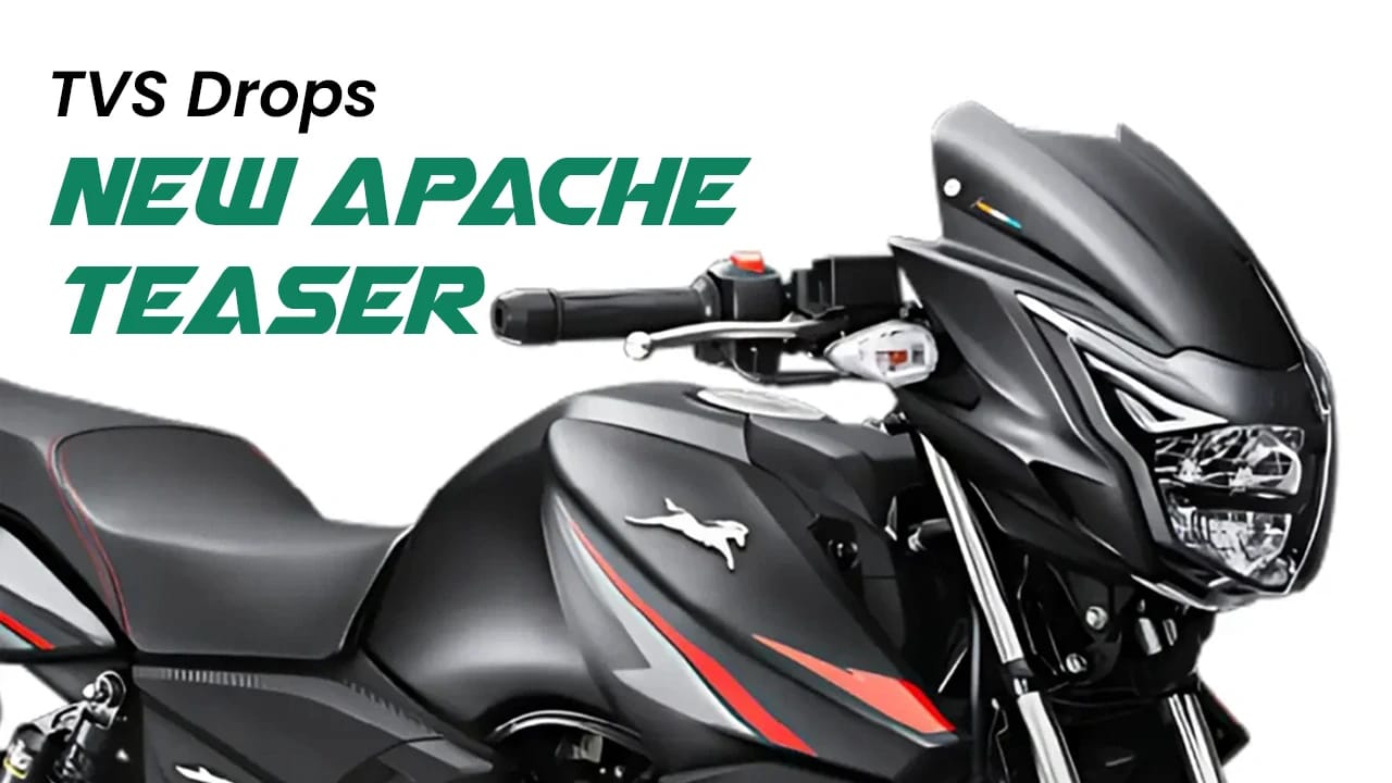TVS Drops New Apache Teaser: Is it a Refreshed RTR 160 or a Sharper RTR 180? TVS Drops New Apache Teaser: Is it a Refreshed RTR 160 or a Sharper RTR 180?