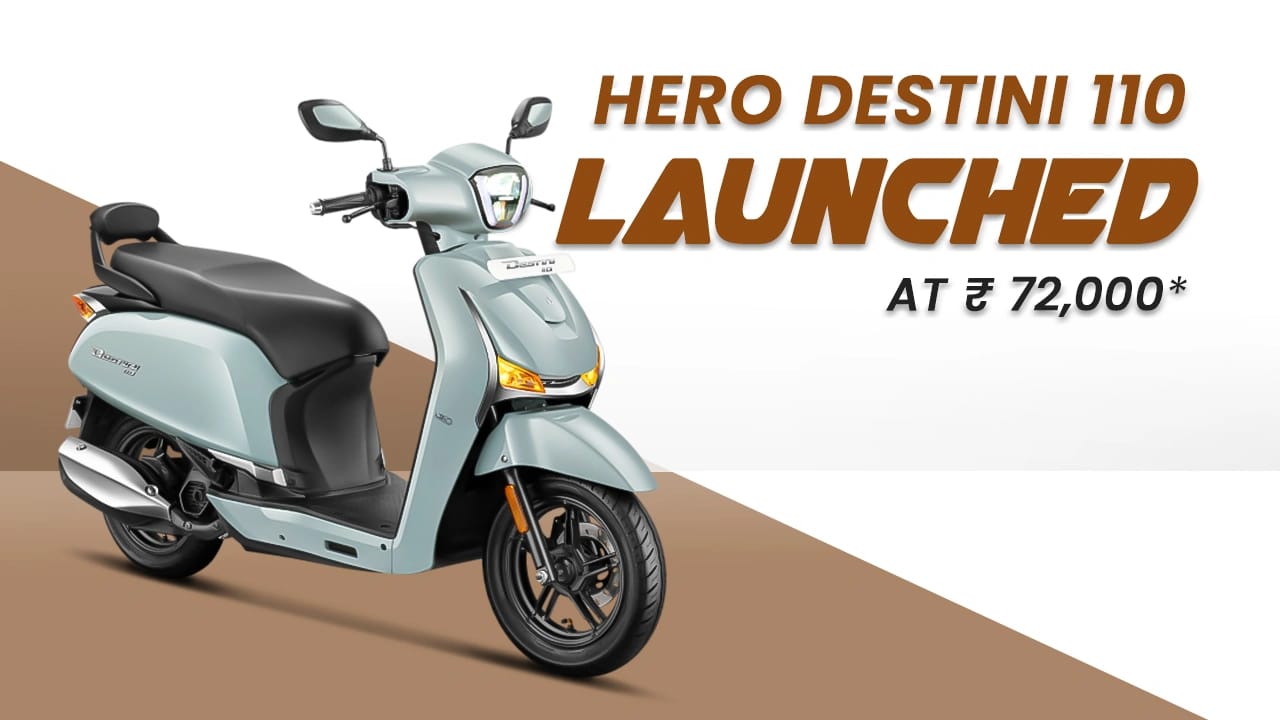 Hero Destini 110 Launched: Features, Specs & Price Reveal