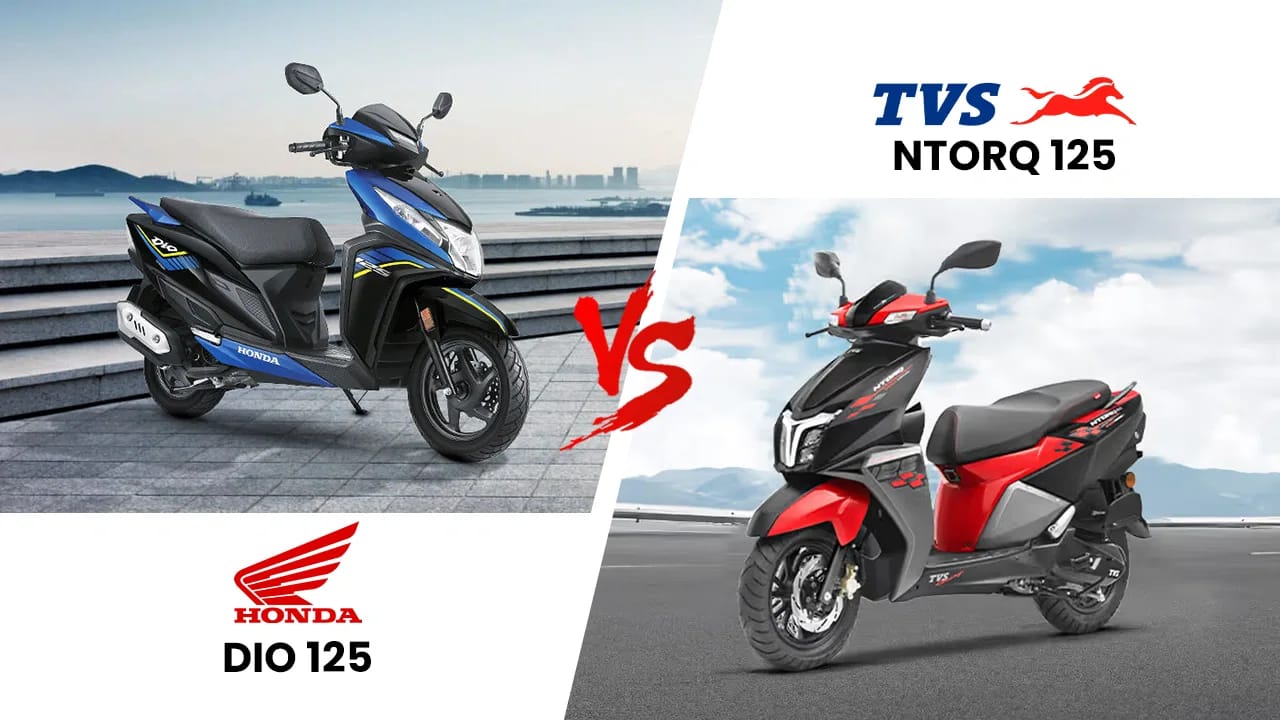 Scooter Executive Segment Showdown: Honda Dio 125 vs TVS NTORQ 125 Scooter Executive Segment Showdown: Honda Dio 125 vs TVS NTORQ 125