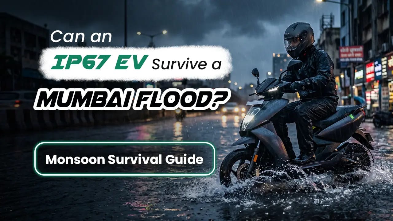 Electric Scooter Monsoon Survival Guide: Can an IP67 EV Survive a Mumbai Flood?
