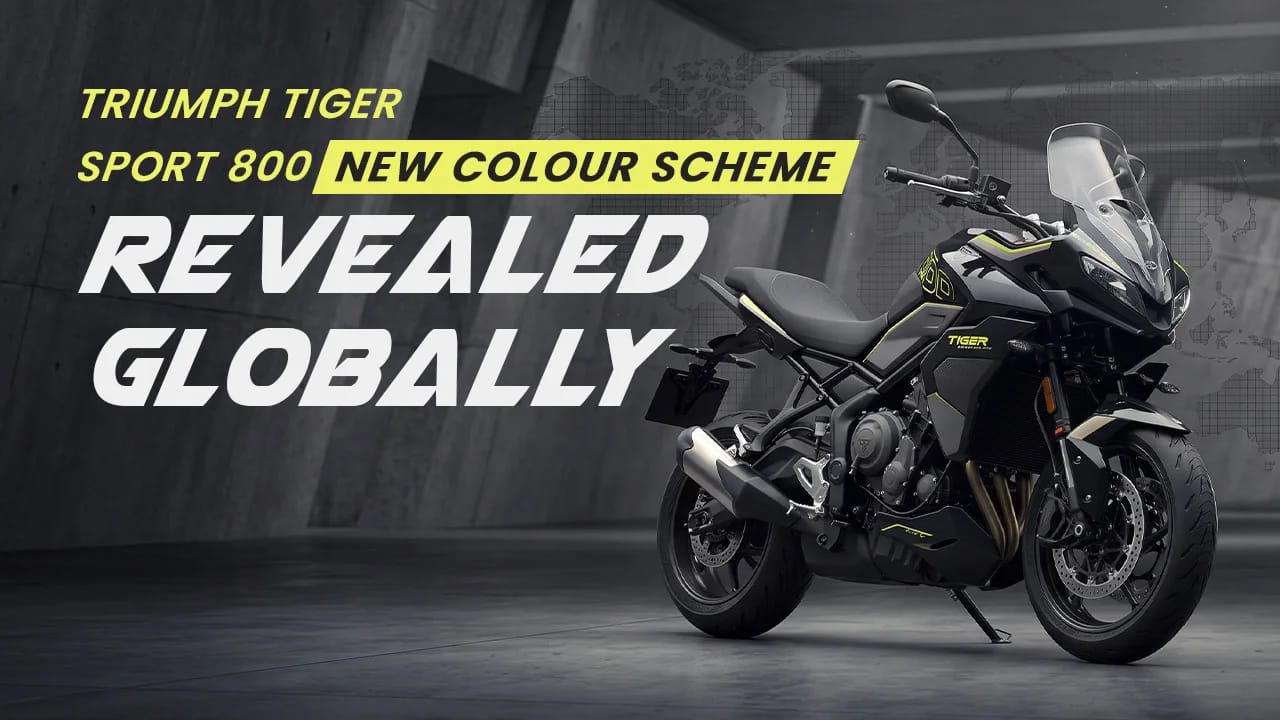 Triumph Tiger Sport 800 New Colour Scheme Revealed Globally — India Launch Still Pending