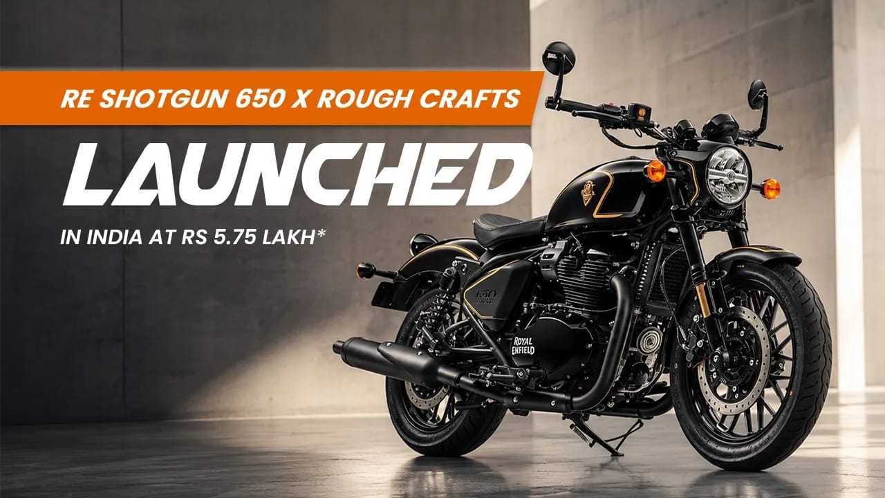 Royal Enfield Shotgun 650 x Rough Crafts Launched in India at Rs 5.75 Lakh
