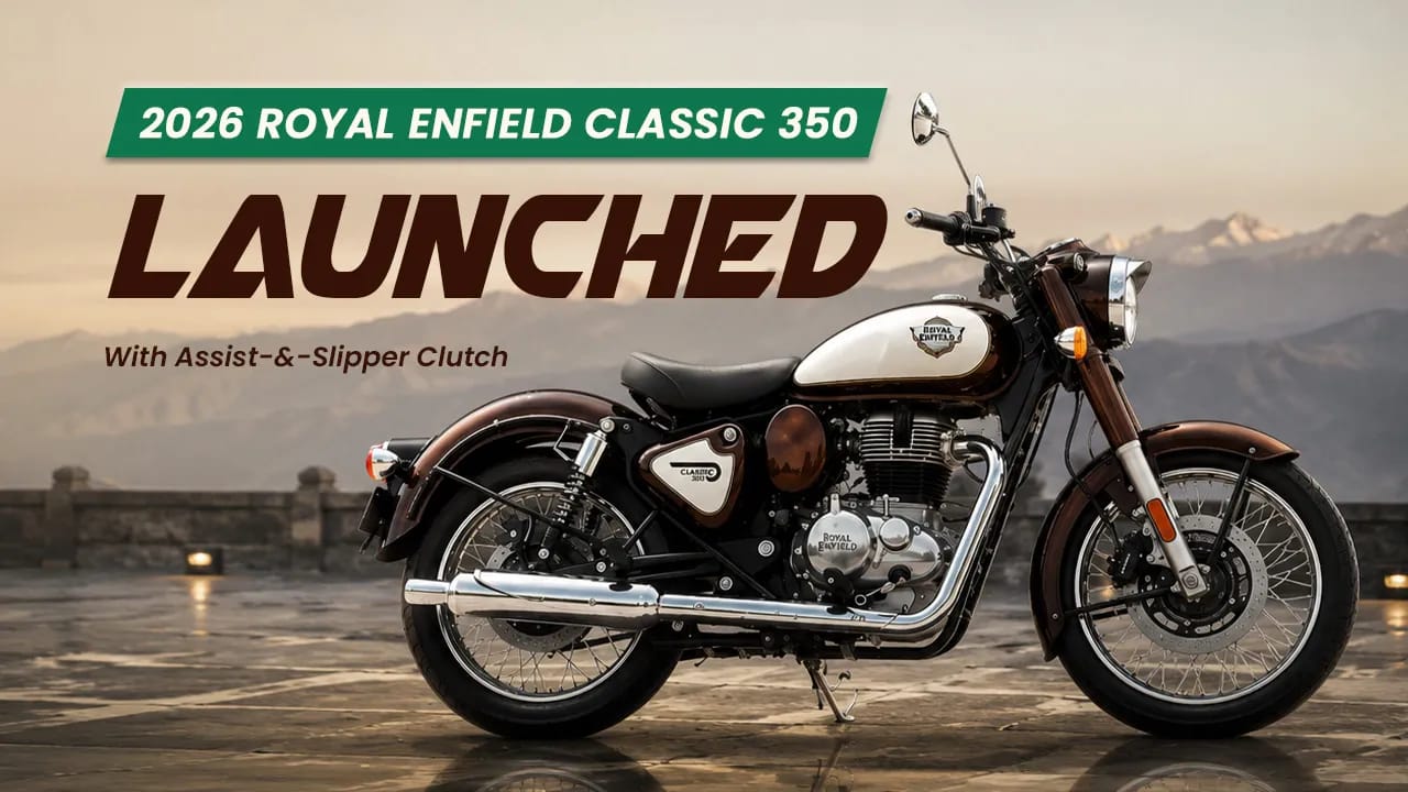 2026 Royal Enfield Classic 350 Launched With Assist-And-Slipper Clutch: Price, Specs and What Actually Changes