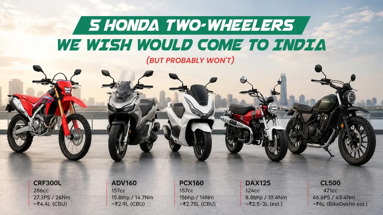 Five Honda Two-Wheelers We Wish Would Come To India (But Probably Won't)